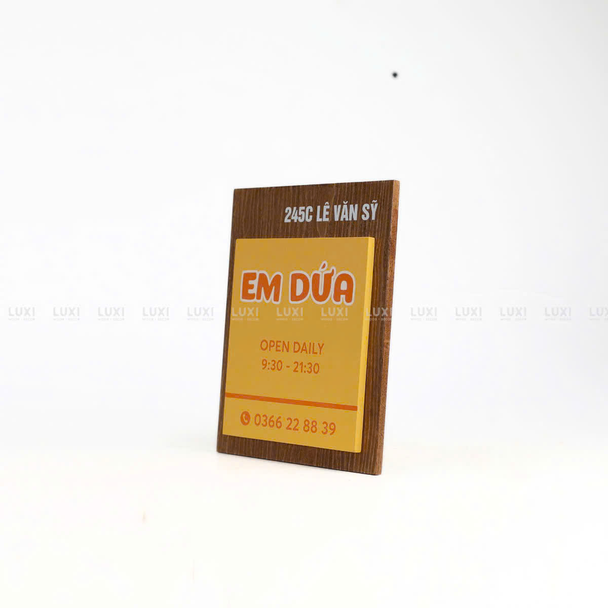 BẢNG SỐ NHÀ 2 LỚP - LUXI DECOR