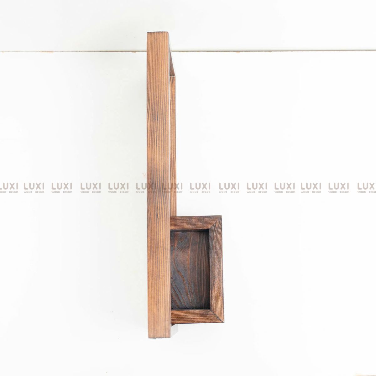 BẢNG GỖ SỐ NHÀ THIẾT KẾ THEO YÊU CẦU BAO GỒM HỘP ĐỰNG THƯ PHÍA TRƯỚC - LUXI DECOR