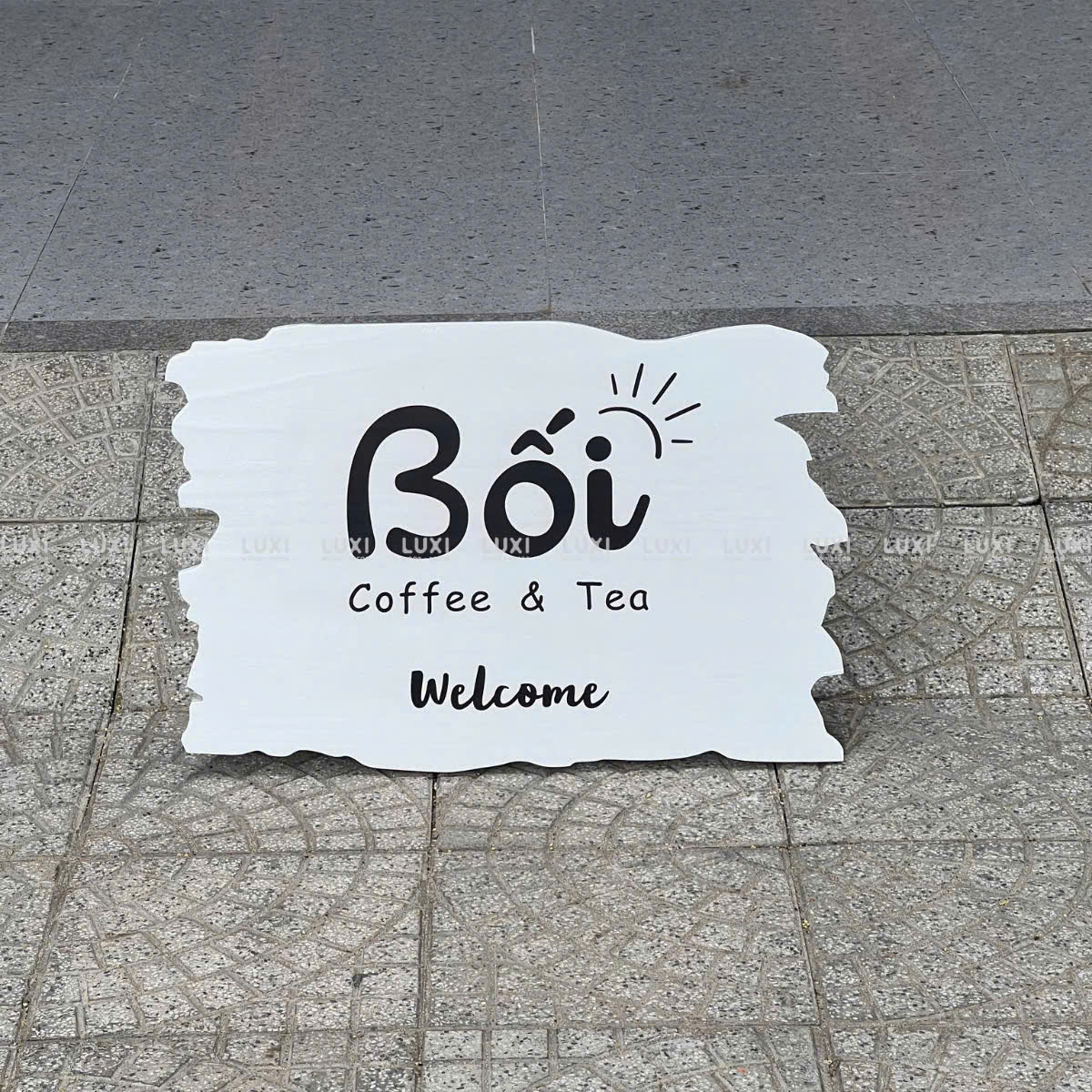 BẢNG HIỆU GỖ THÔNG - LUXI DECOR