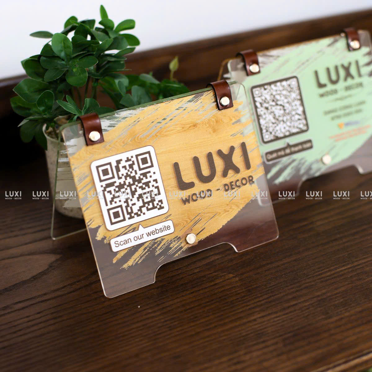 Bảng Mã Qr Chất Liệu Mica - Luxi Decor