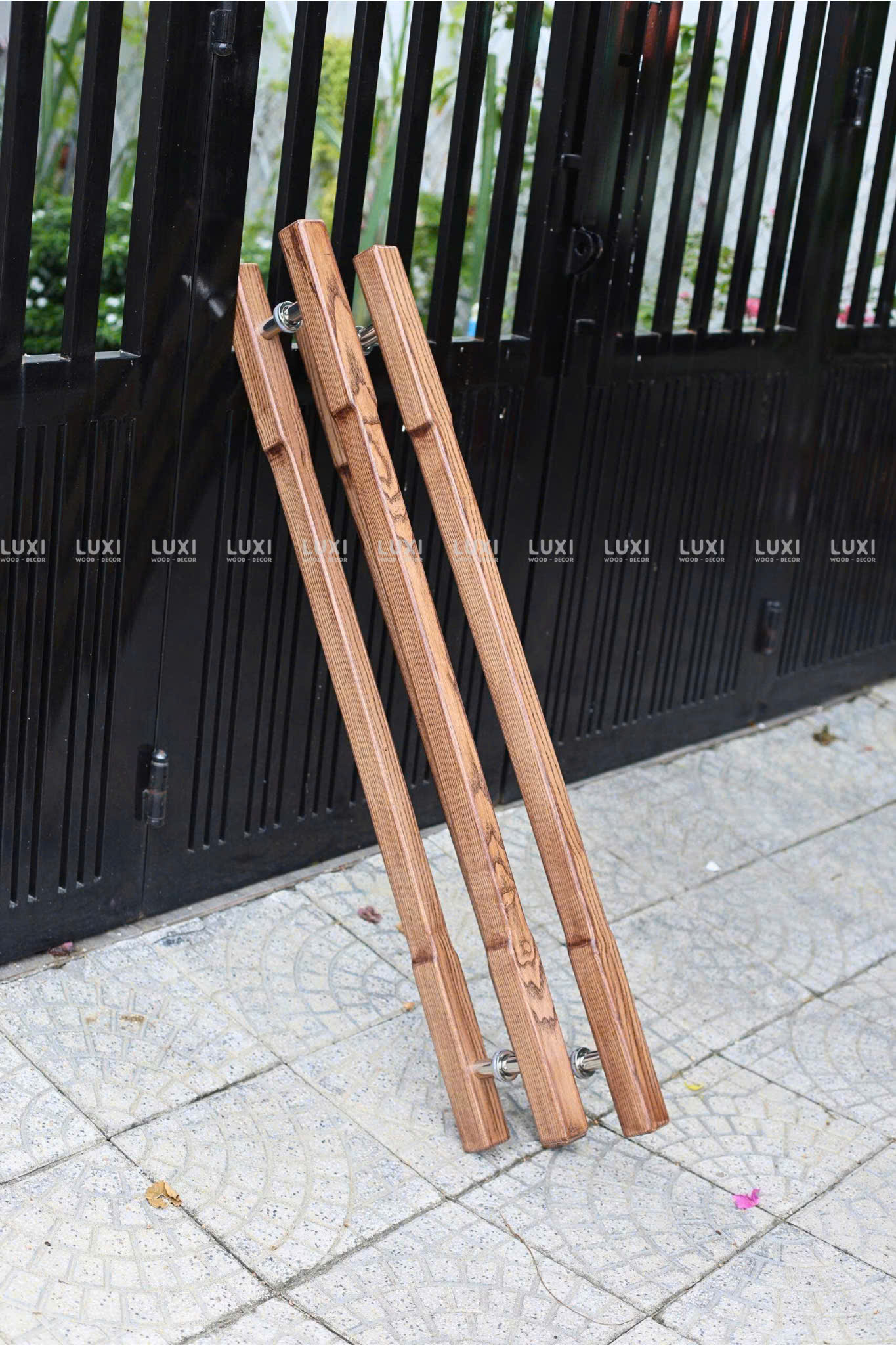 Tay Nắm Cửa - Thiết Kế Yêu Cầu- Gỗ Sồi - Free Khắc Logo