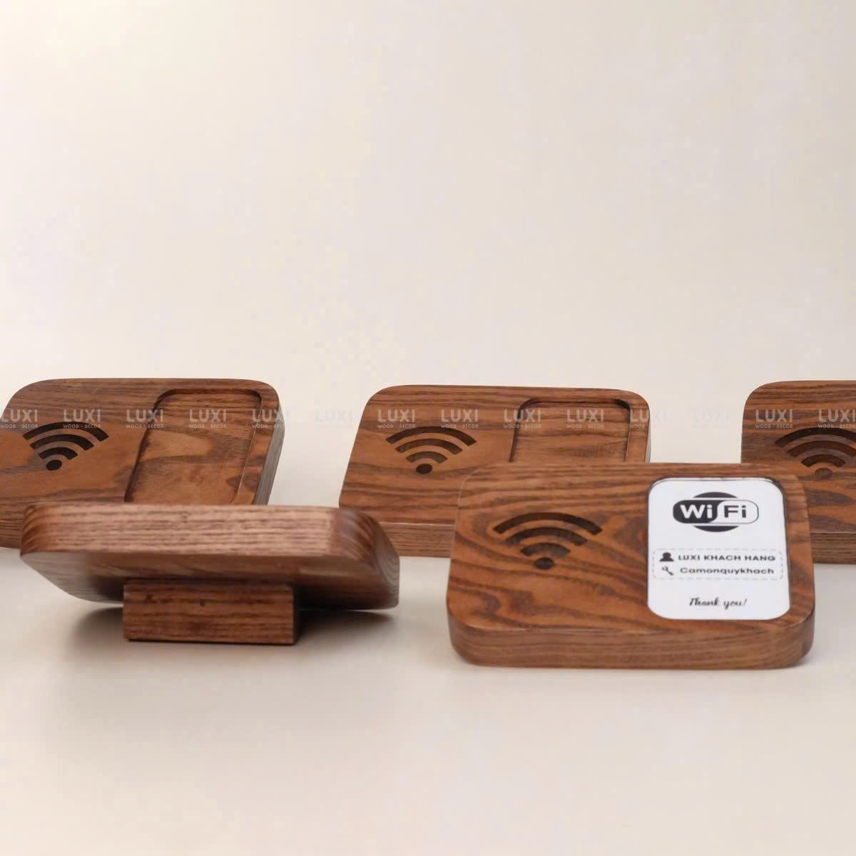 BẢNG WIFI TRANG TRÍ TẠI QUẦY, TẠI BÀN - LUXI DECOR