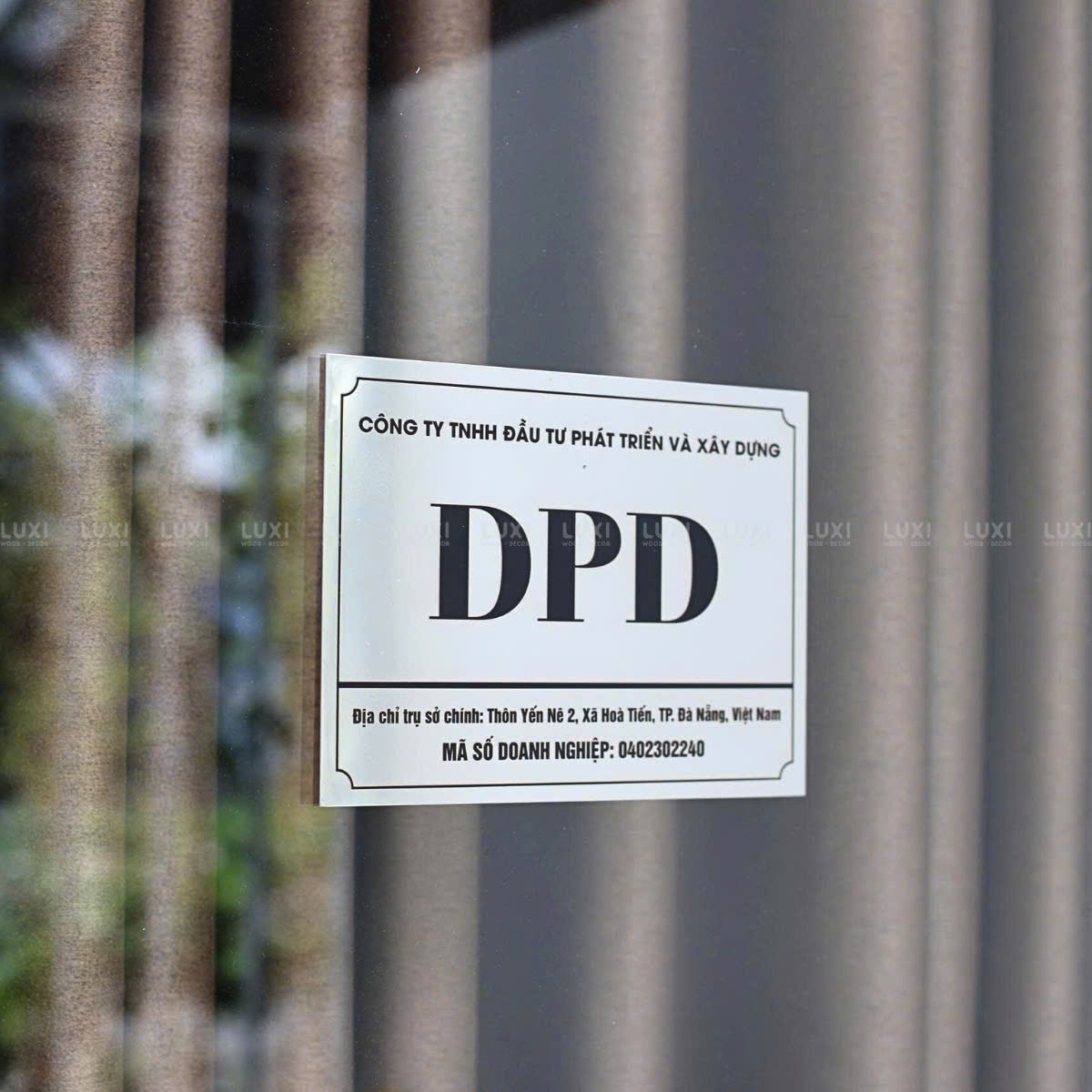 Bảng Tên Số Nhà - Bảng Số Nhà - Luxi Decor