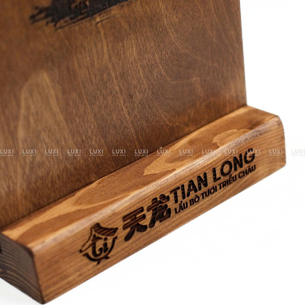 Menu Khoen Tròn A5 Kèm Đế - Luxi Decor