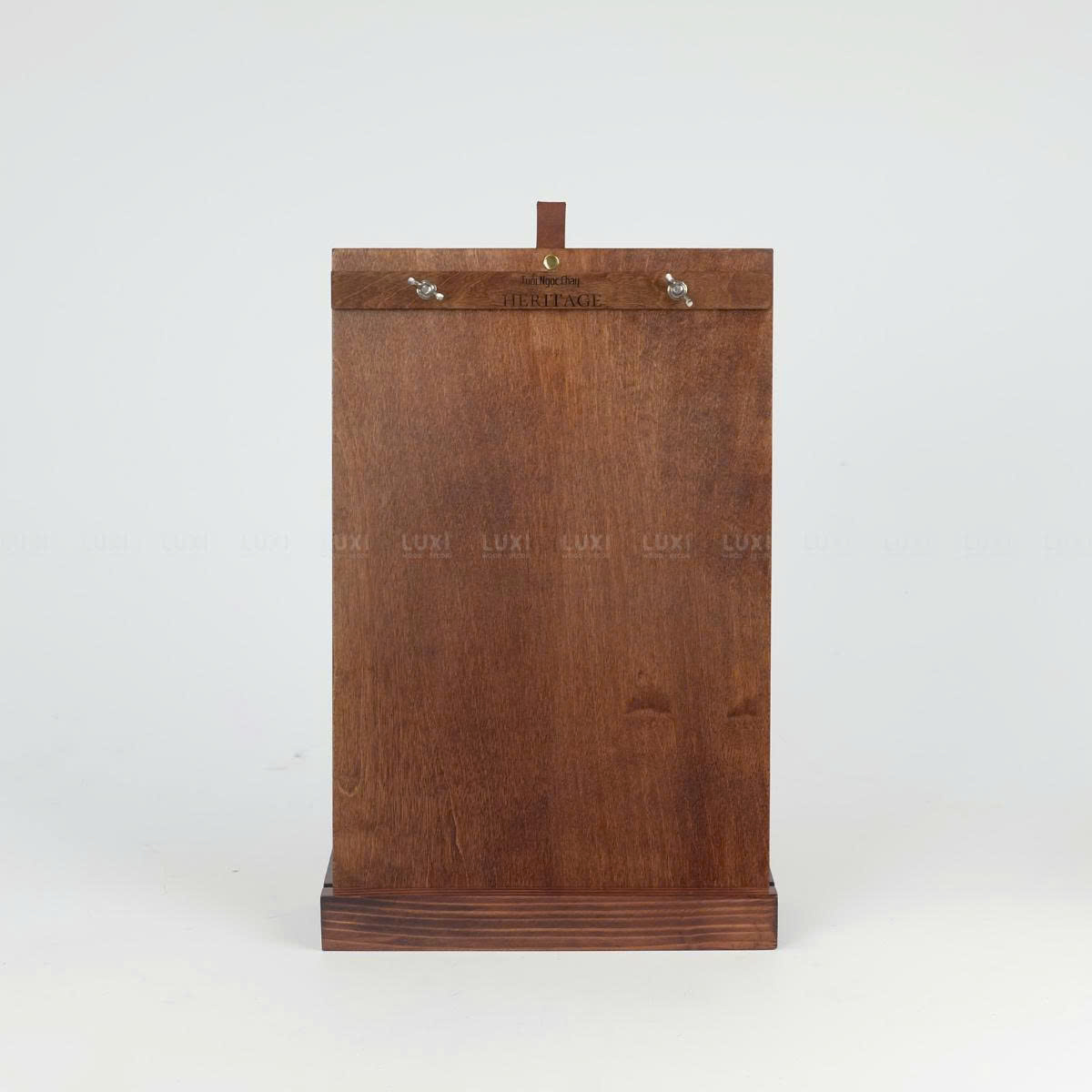 MENU KẸP VÍT CHUỒN QUAI DA SANG TRỌNG, TIẾT KIỆM DIỆN TÍCH KÈM ĐẾ - LUXI DECOR