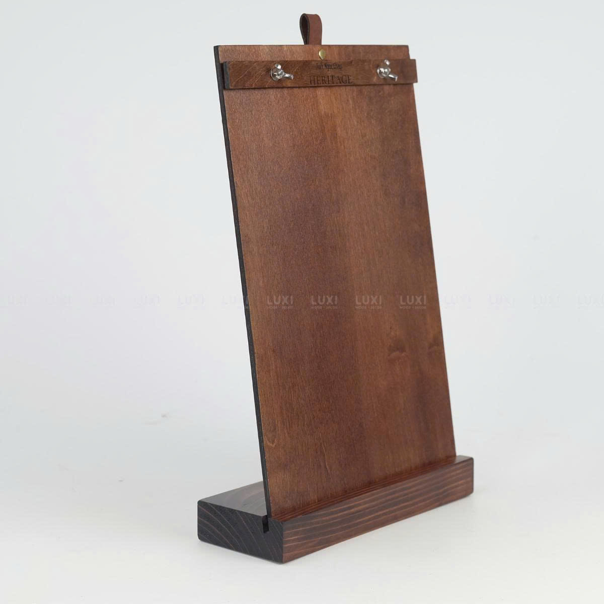 MENU KẸP VÍT CHUỒN QUAI DA SANG TRỌNG, TIẾT KIỆM DIỆN TÍCH KÈM ĐẾ - LUXI DECOR