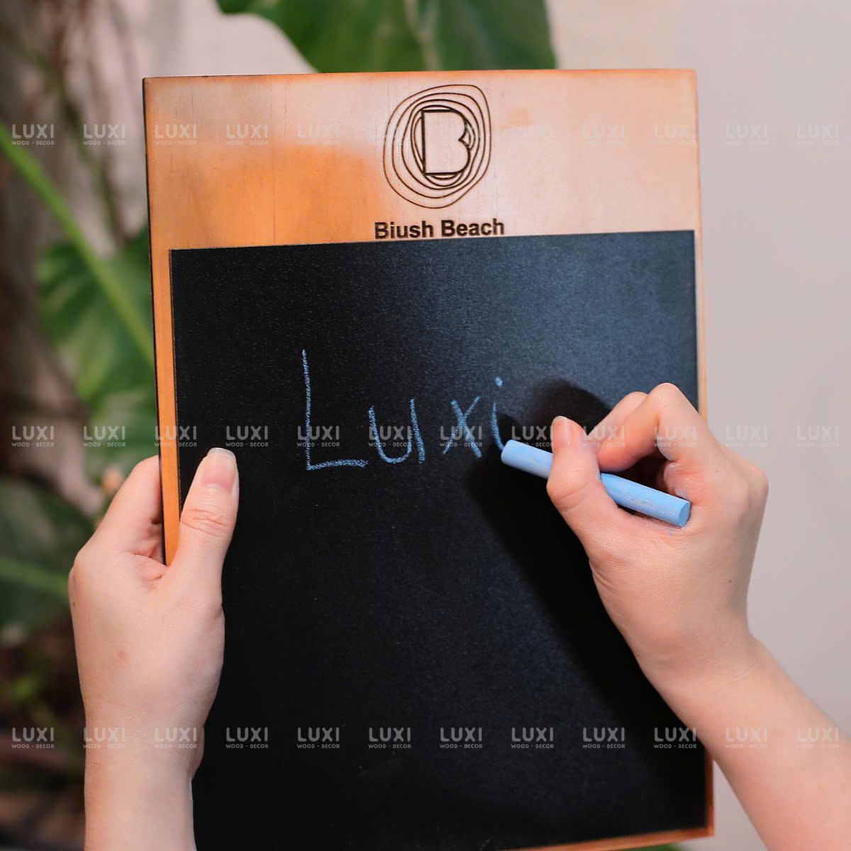 Menu Bảng Đen - Khắc Logo Theo Yêu Cầu - LUXI DECOR