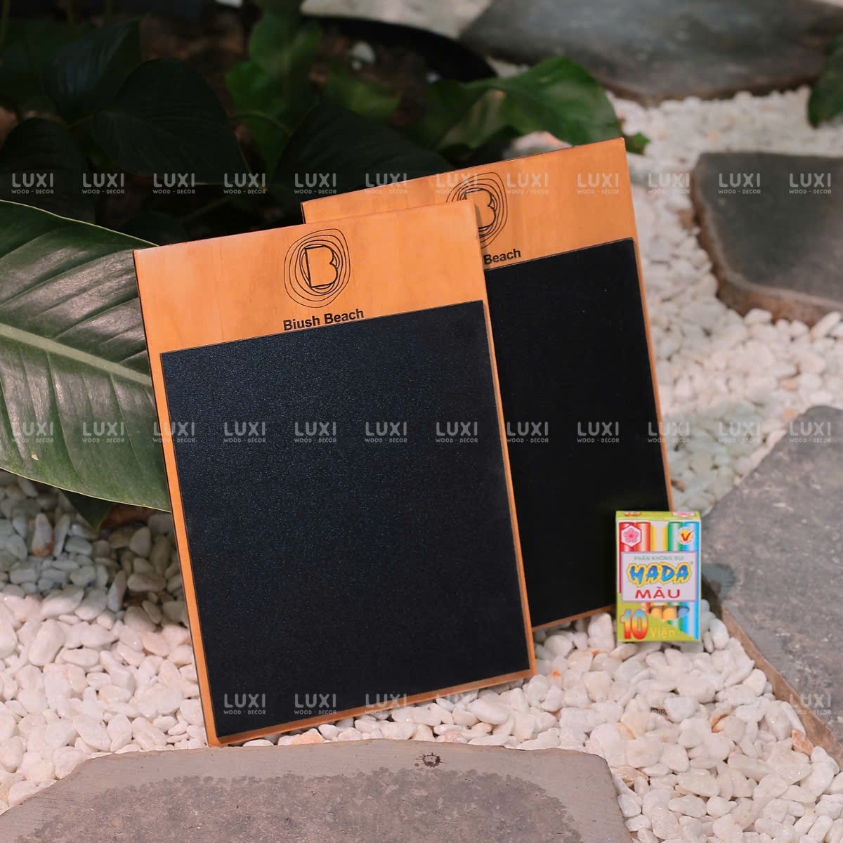 Menu Bảng Đen - Khắc Logo Theo Yêu Cầu - LUXI DECOR