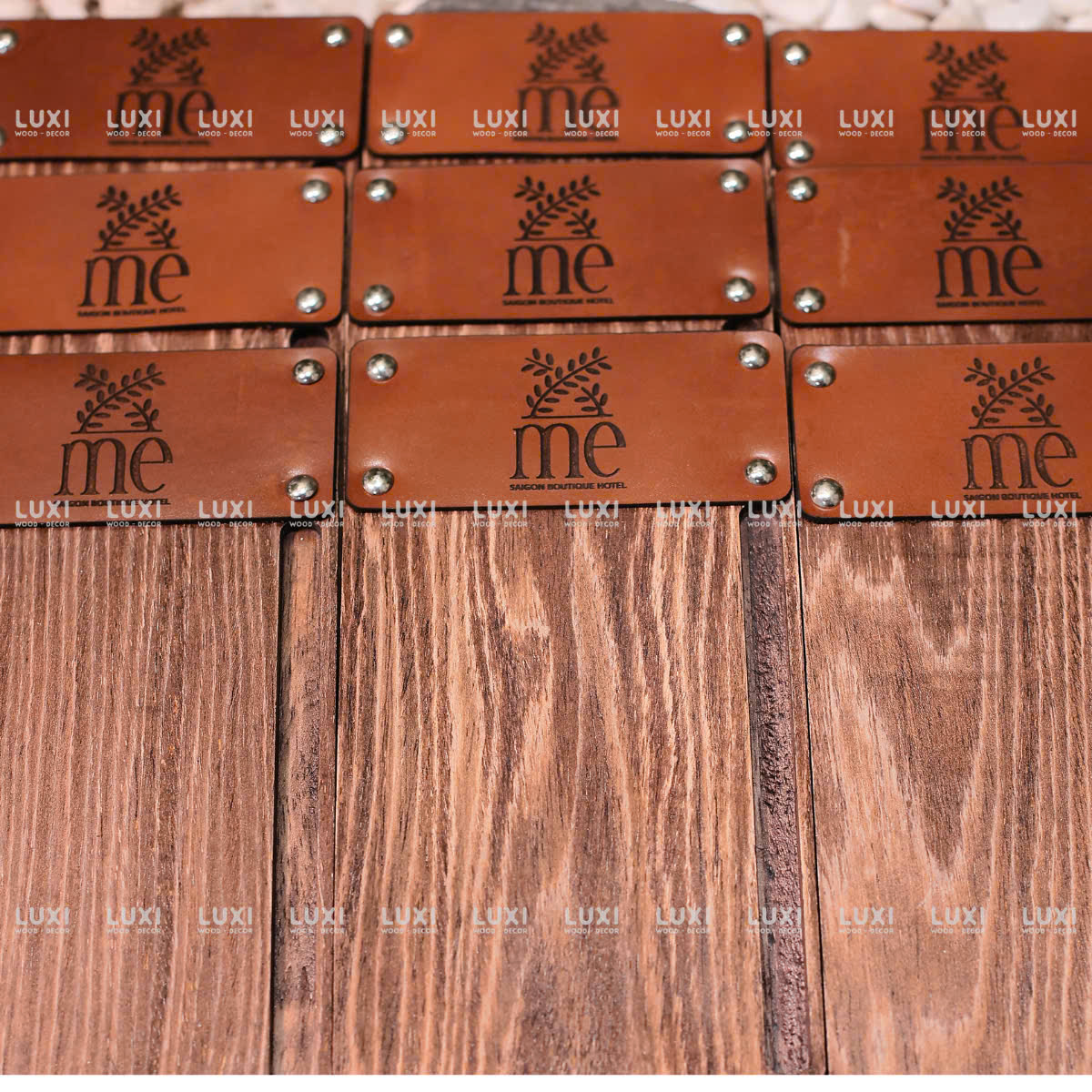 Kẹp Bill - Kẹp Menu Da Bò - Hiện Đại - Khắc Logo Theo Yêu Cầu - LUXI DECOR