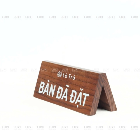 Bảng Để Bàn V Ngược - Reversed - Đã Đặt Bàn - In Theo Yêu Cầu - LUXI DECOR