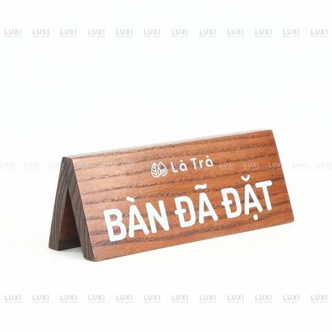 Bảng Để Bàn V Ngược - Reversed - Đã Đặt Bàn - In Theo Yêu Cầu - LUXI DECOR