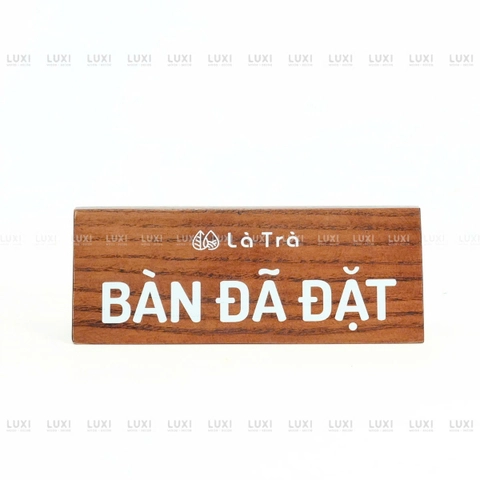 Bảng Để Bàn V Ngược - Reversed - Đã Đặt Bàn - In Theo Yêu Cầu - LUXI DECOR