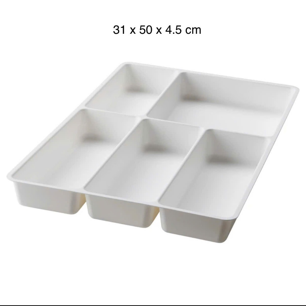 Khay đựng đồ chia ngăn IKEA STODJA kích thước phù hợp với ngăn kéo, phong cách hiện đại