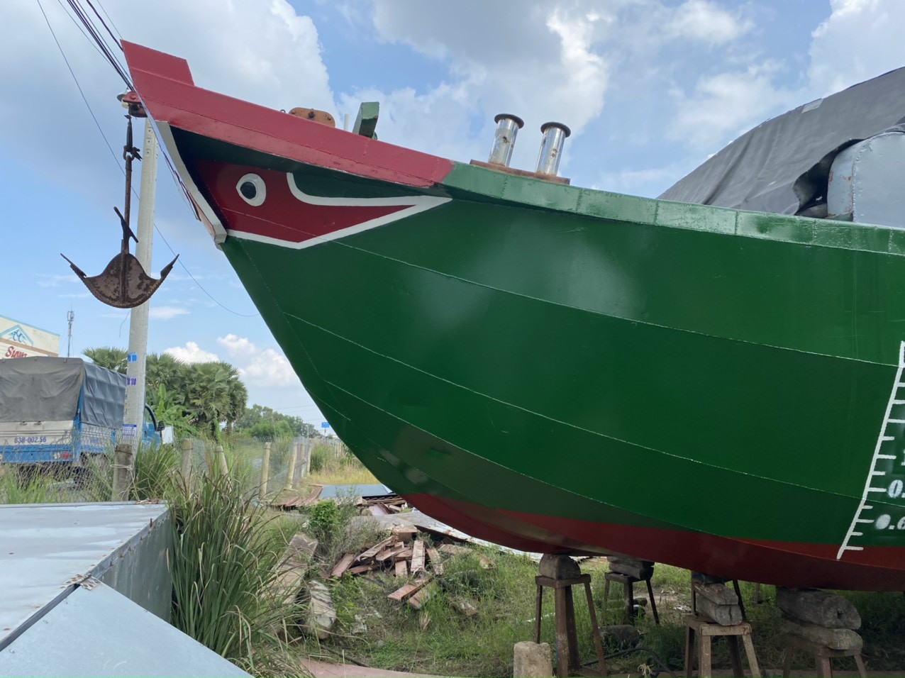 Ms07- Chủ gửi bán ghe sắt tải lúa gạo 140 tấn năm đóng 2015 | Giá 700.000.000