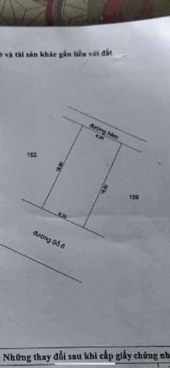 ❤Sp 107 .Bán đất nền khu dân cư ngang 16,6m x 18.8m full odt .Giá : 2 tỷ 400