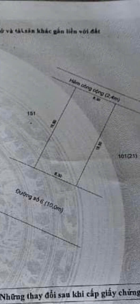 ❤Sp 107 .Bán đất nền khu dân cư ngang 16,6m x 18.8m full odt .Giá : 2 tỷ 400