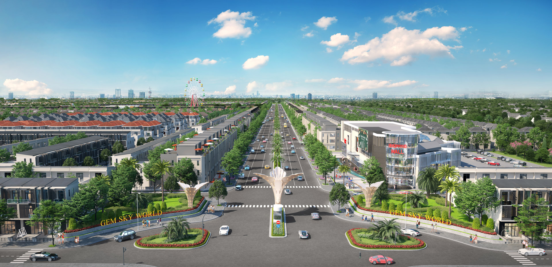 DỰ ÁN KHU ĐÔ THỊ THƯƠNG MẠI GIẢI TRÍ GEM SKY WORLD