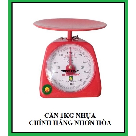 Cân 1 kg nhựa Nhơn hòa - Cân Nhơn Hòa 1kg nhựa Hàng Chính Hãng - GIAO MÀU NGẪU NHIÊN