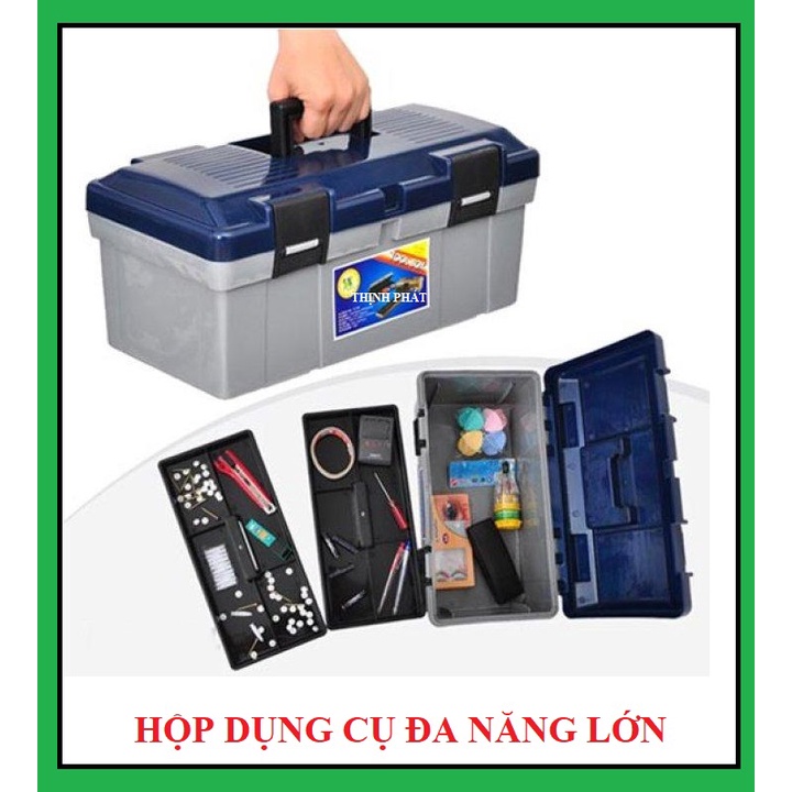 Hộp Dụng Cụ Đựng Đồ Nghề Đa Năng Hàng Chính Hãng GIAO MÀU NGẪU NHIÊN