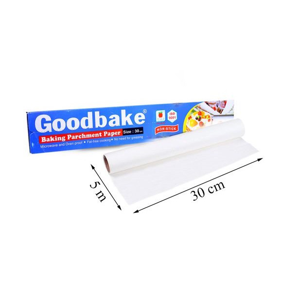 Giấy Không Thấm Dầu / Giấy Nướng Bánh Goodbake GB30 (30cm x 5m)