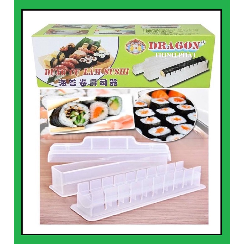Khuôn sushi nhựa , Dụng Cụ Làm Sushi Cơm Cuộn Tiện Lợi