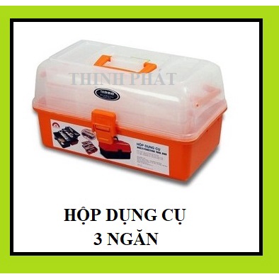 Hộp dụng cụ đa năng 3 tầng Hàng Chính Hãng GIAO MÀU NGẪU NHIÊN