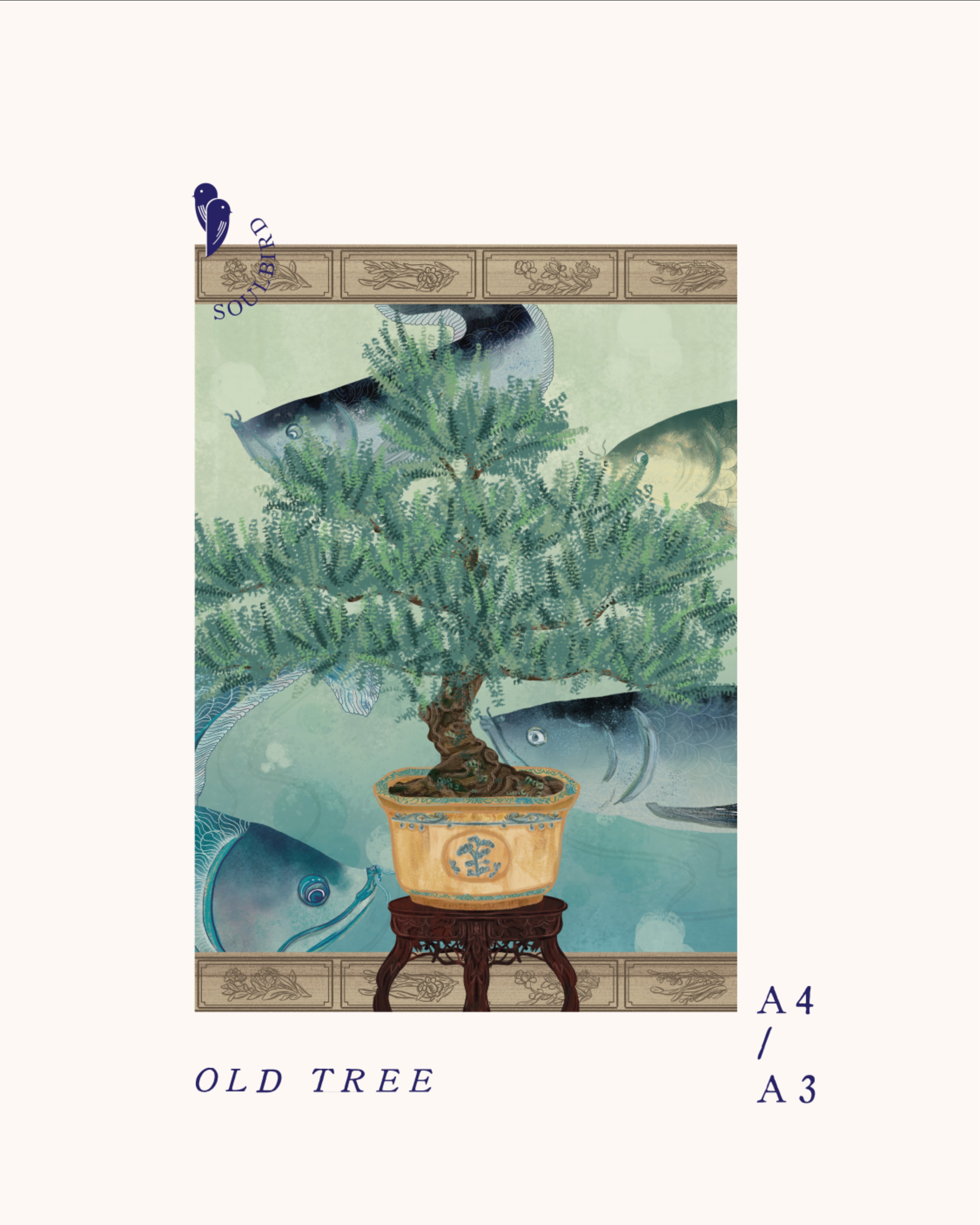 Tranh Soulbird Old Tree A3
