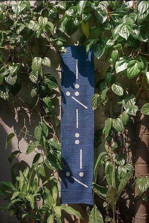 Khăn dài Domino son son