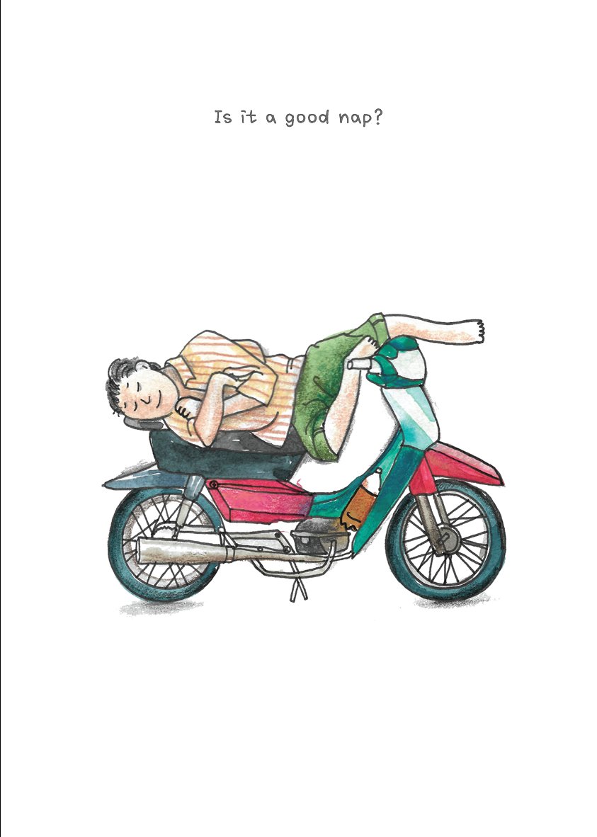 Tranh Haru Craft A5 Is it a good nap?