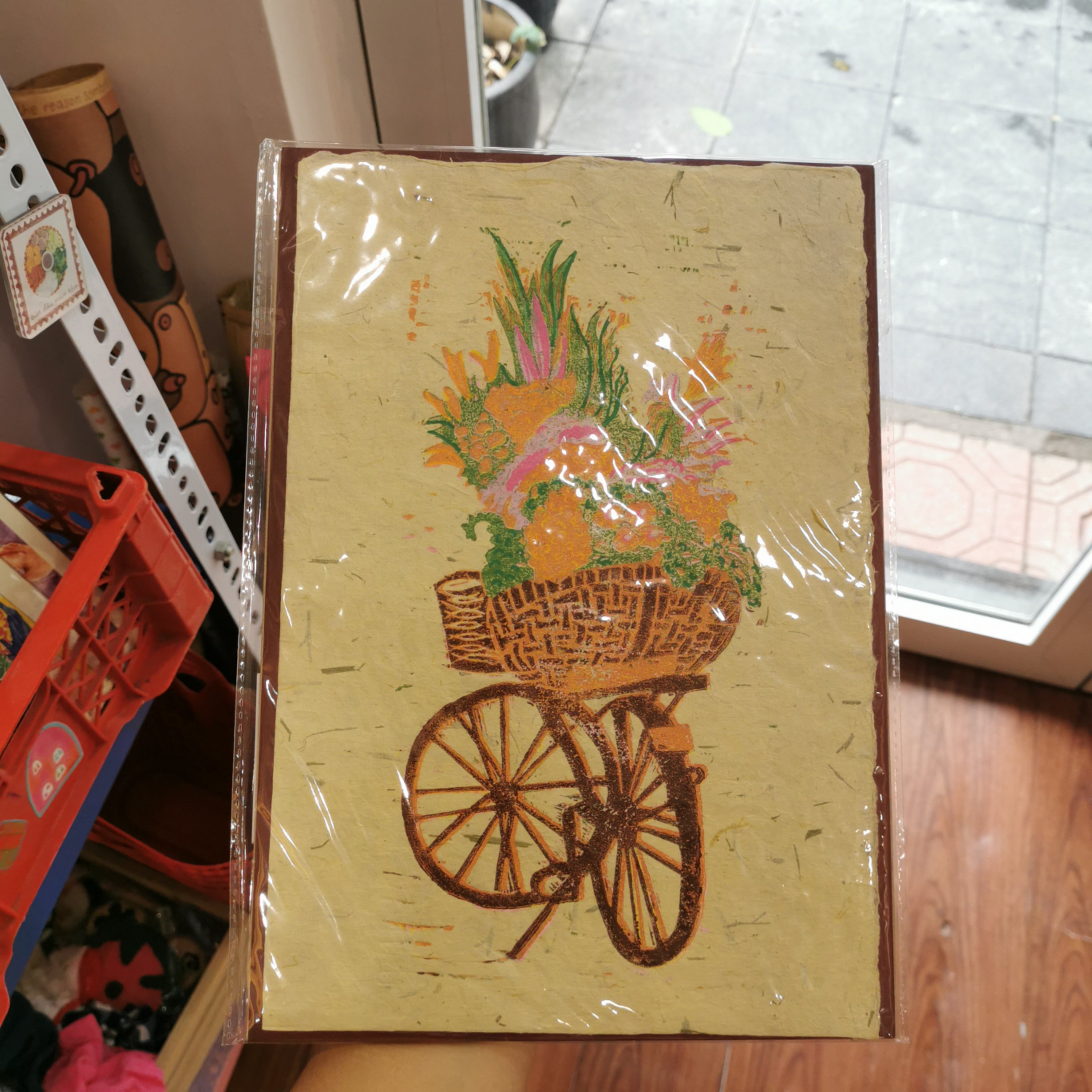Tranh Hannah Budd Linocut