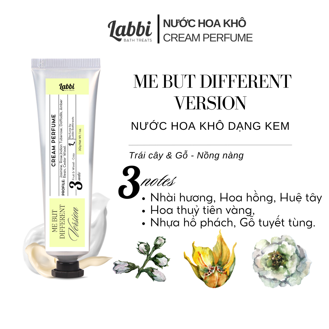 Nước hoa kem khô 30gr Labbi Me But Different Version