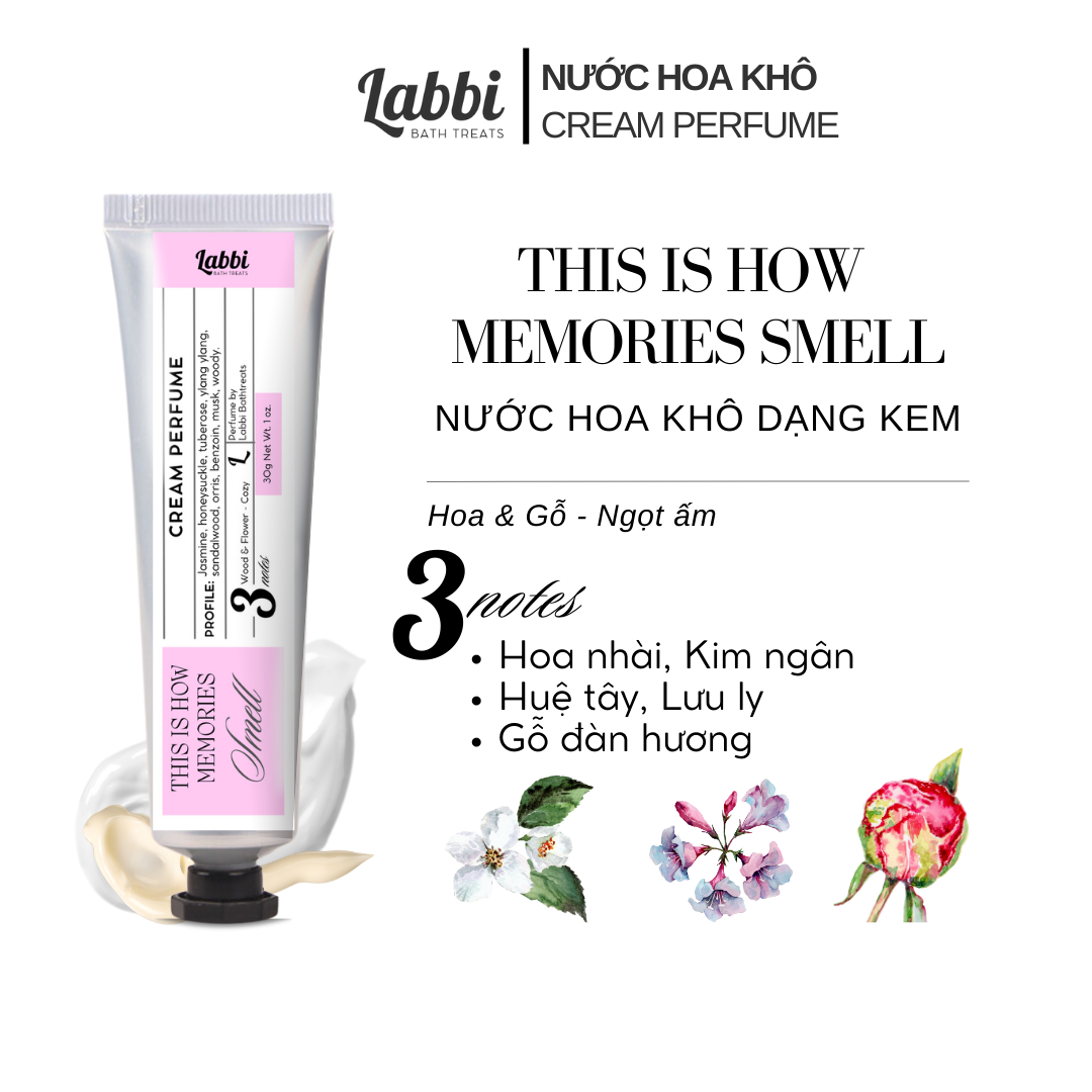 Nước hoa kem khô 30gr Labbi This Is How Memories Smell