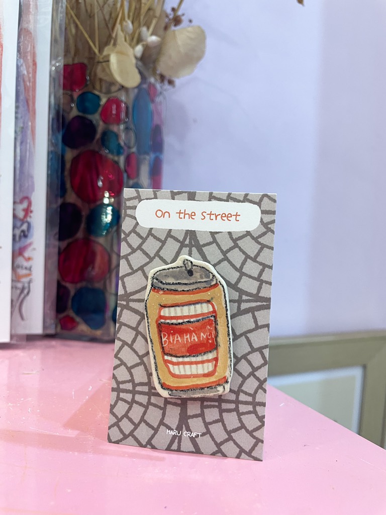 Nam Châm Magnet - Bia Hà Nội Haru Craft