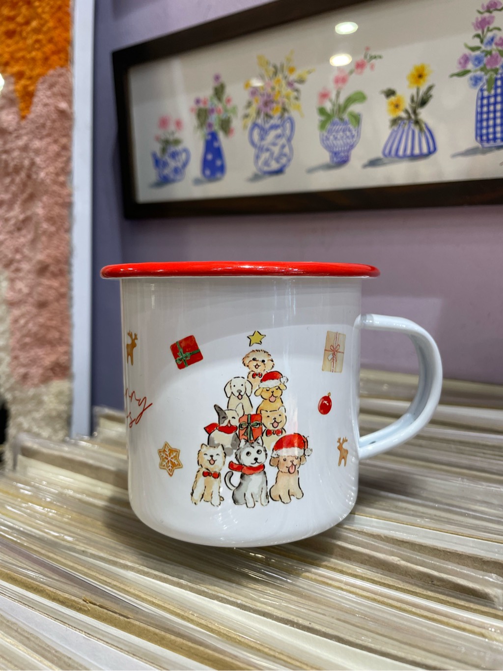 Cốc noel inox tráng men Mai Lê