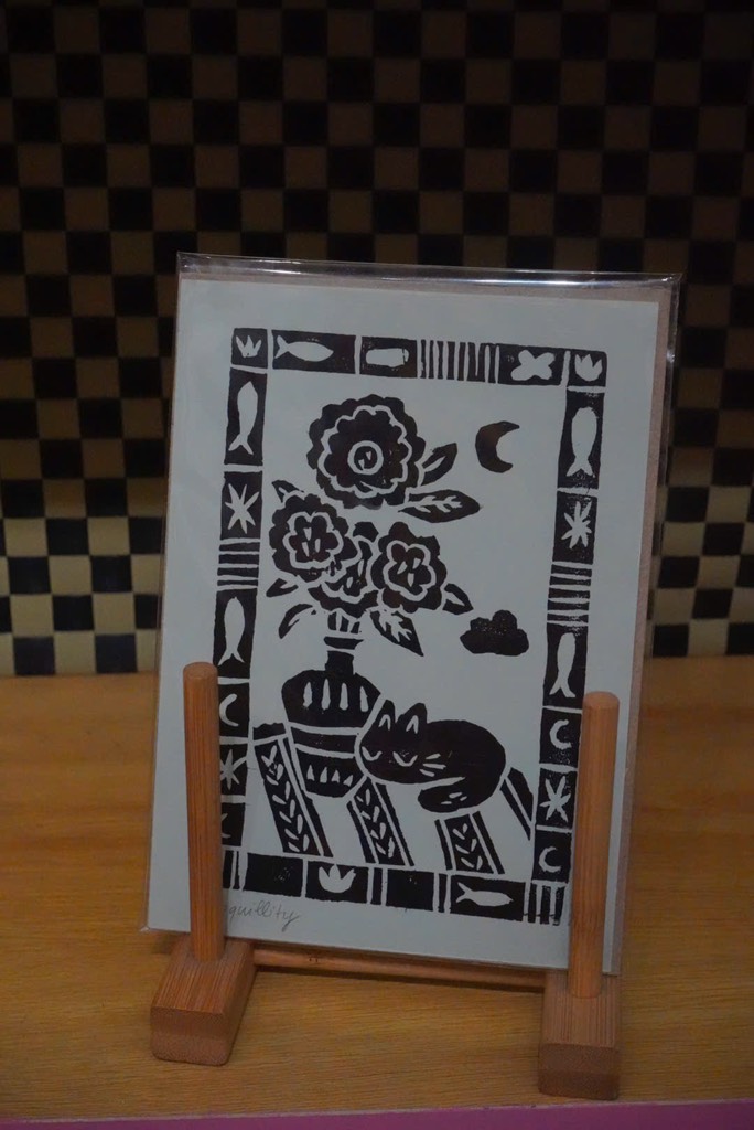Tranh Pan Linocut Tranquility a5