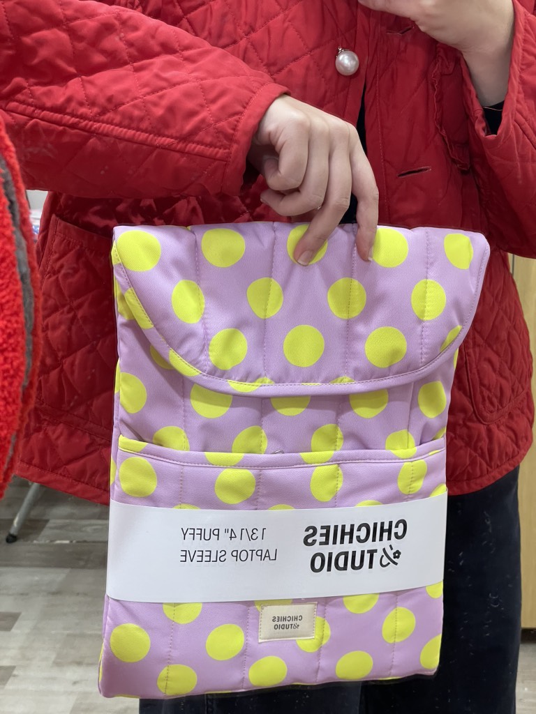 Polka Dot Party - Purple Túi đựng laptop 15 -16 inch ngăn phụ Chichies