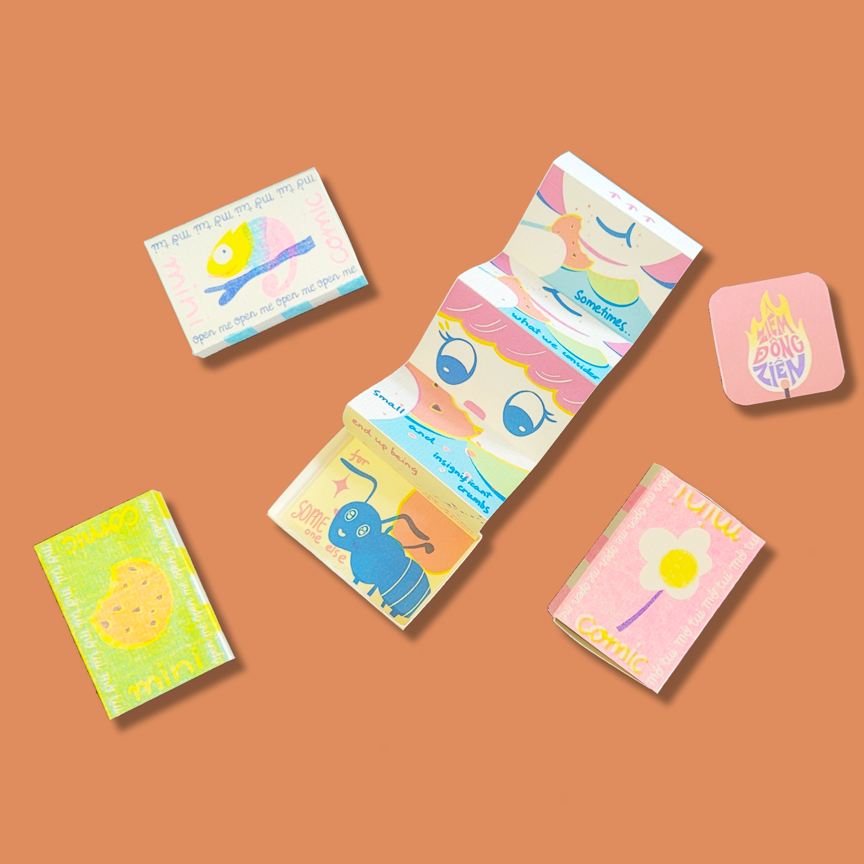 Set 3 Diêm động dziên Lộn Xộn