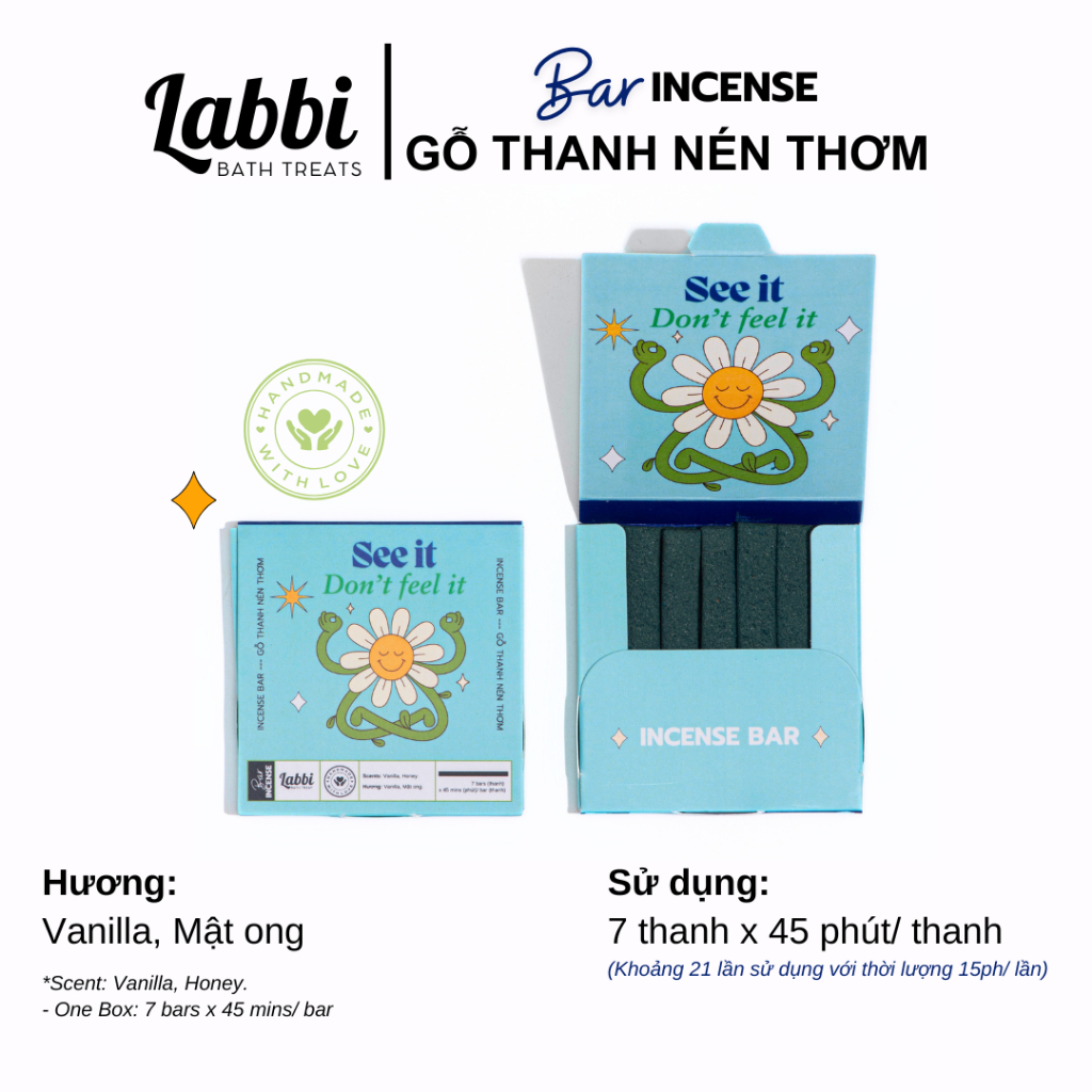 Gỗ thanh nén thơm ( Labbi ) SEE IT DON'T FEEL IT