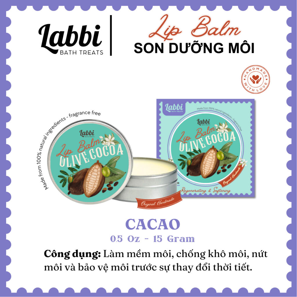 CACAO LIPBALM LABBI 15G / 0,5 Oz