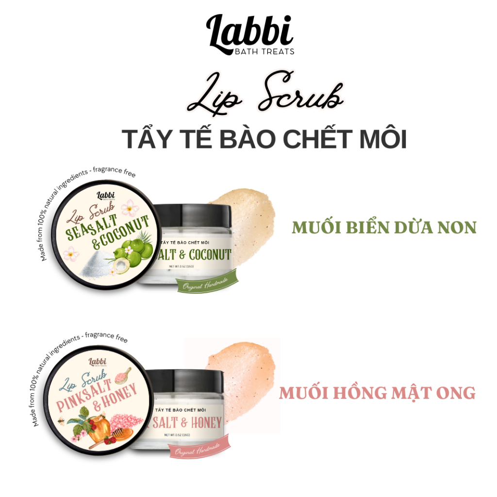 MUỐI BIỂN DỪA NON (TẨY TẾ BÀO CHẾT) 30G / 1 Oz LABBI