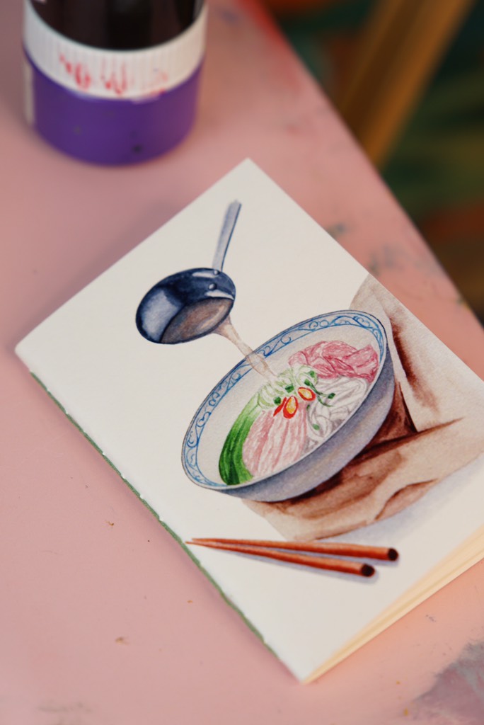 Sổ A6 khâu tay Mai Lê