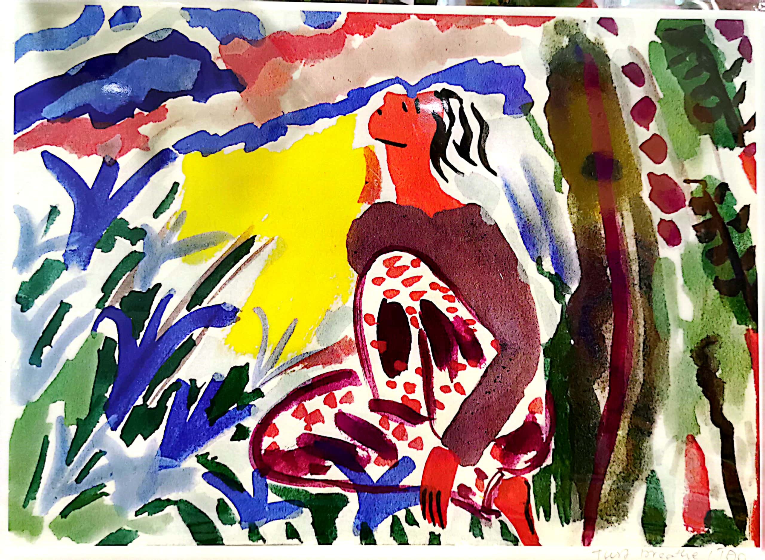 Tranh Tao Just Breathe A4