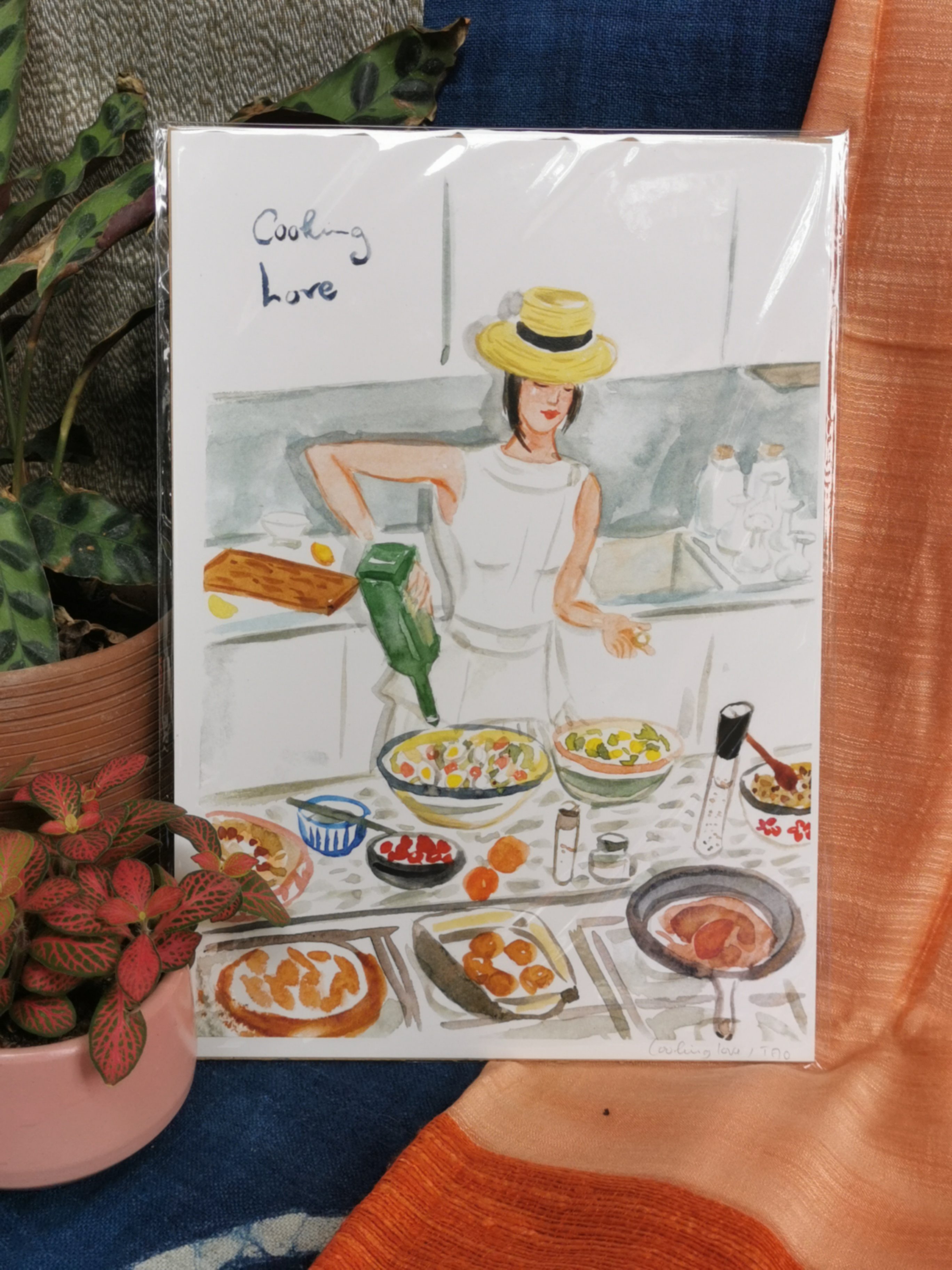 Tranh Tao Cooking Love A3