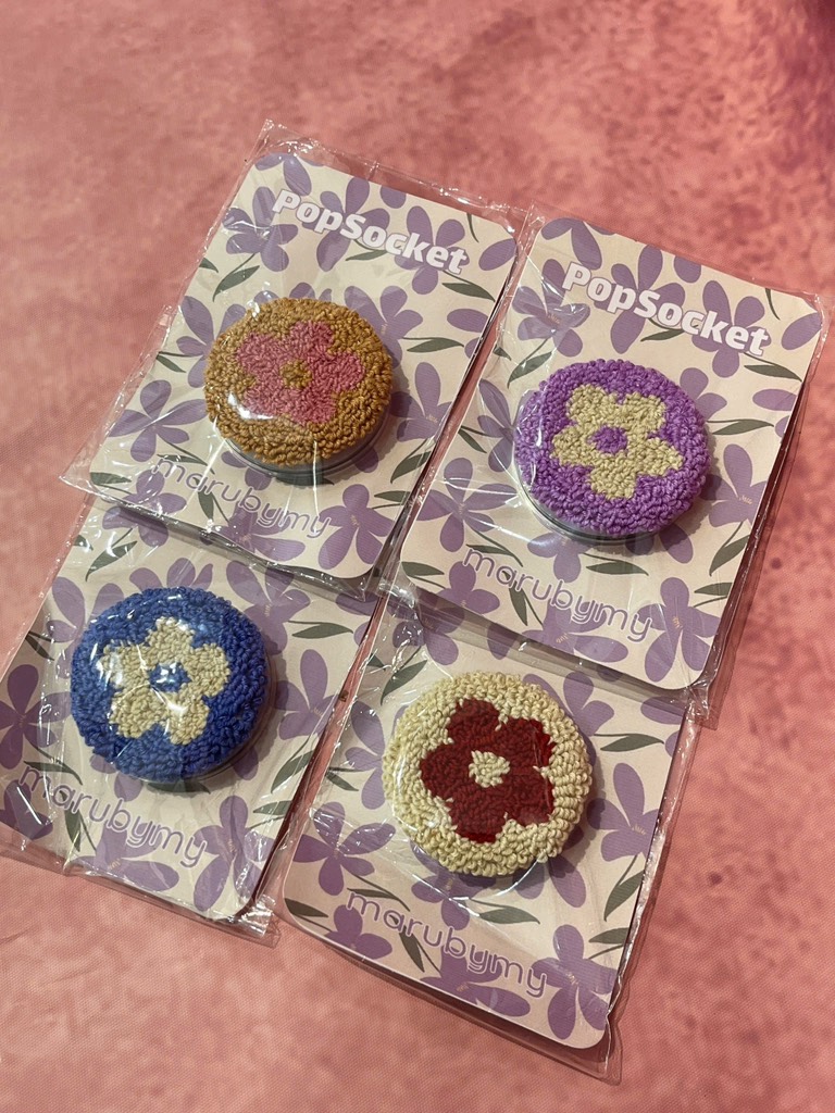Punch needle Popsocket Marubymy