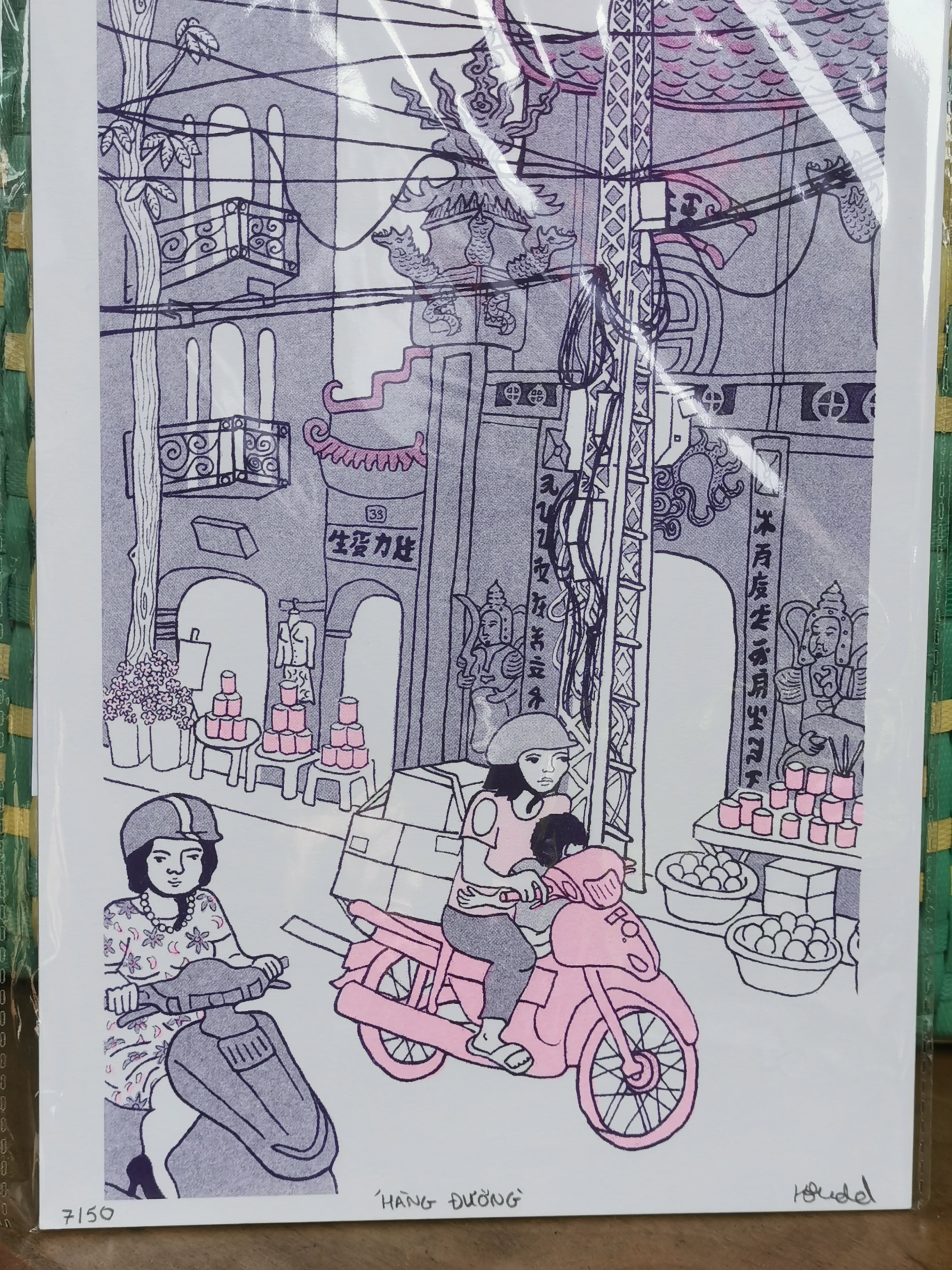 Tranh Hannah Budd Riso Hàng Đường