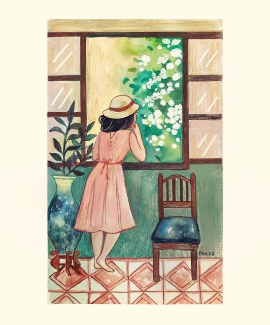 Tranh Pan A4 In memory of a jade afternoon