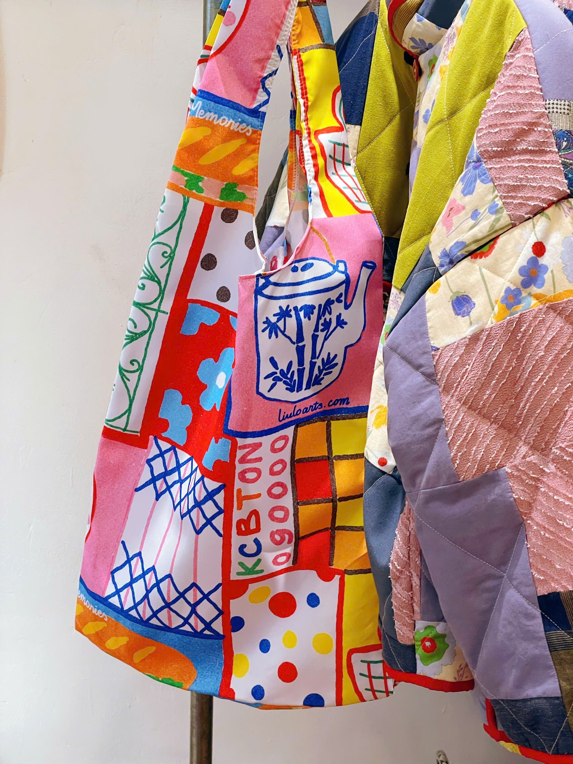 Túi dù gập Vietnam Memories / Foldable Bag Vietnam Memories 40 x 65 x 6 Líu Lô