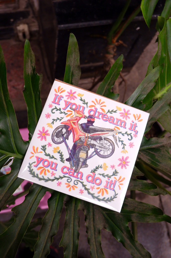 Tranh If you dream it  you can do it riso print Raquel Cruz