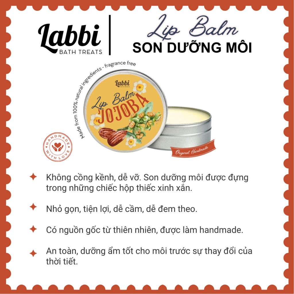 DỪA LIPBALM LABBI 15G / 0,5 Oz