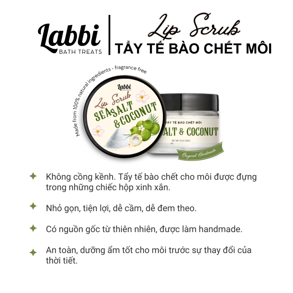 MUỐI HỒNG MẬT ONG (TẨY TẾ BÀO CHẾT) 30G / 1 Oz LABBI